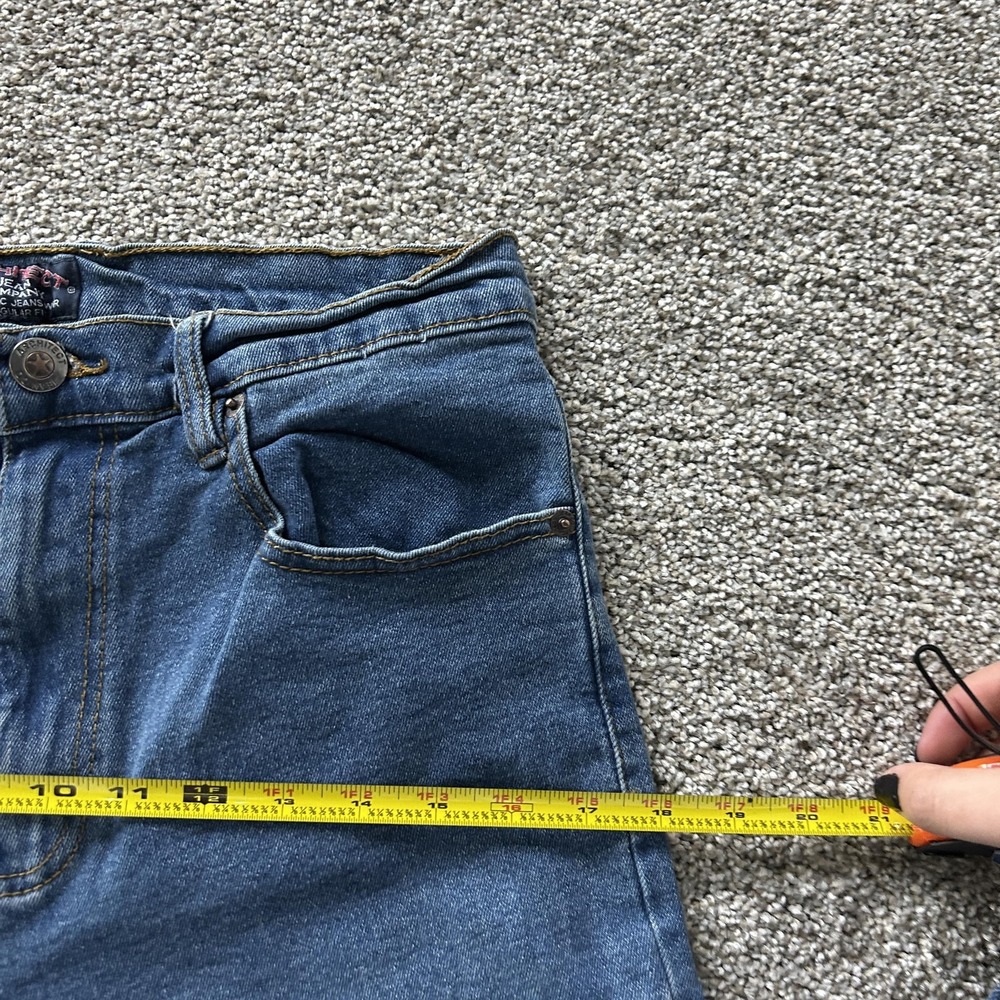Architect Jeans Mens 30x32 Medium Wash Blue Denim Regular Straight Stretch Pants - Picture 8 of 11